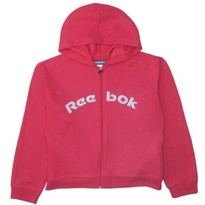 Reebok Essentials Herren Hoodie rot durchgehender Reißverschluss Größe 2XL Baumwollmischung
