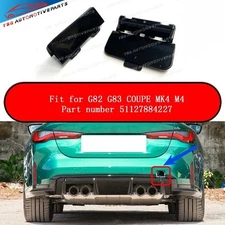 Unpainted Rear Bumper Hook Tow Cover for BMW M3 M4 G83 Convertible 2021 - 2025