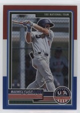 2023 USA Baseball Stars & Stripes Red White Blue Prizm Max Clark Maxwell #42 1u6