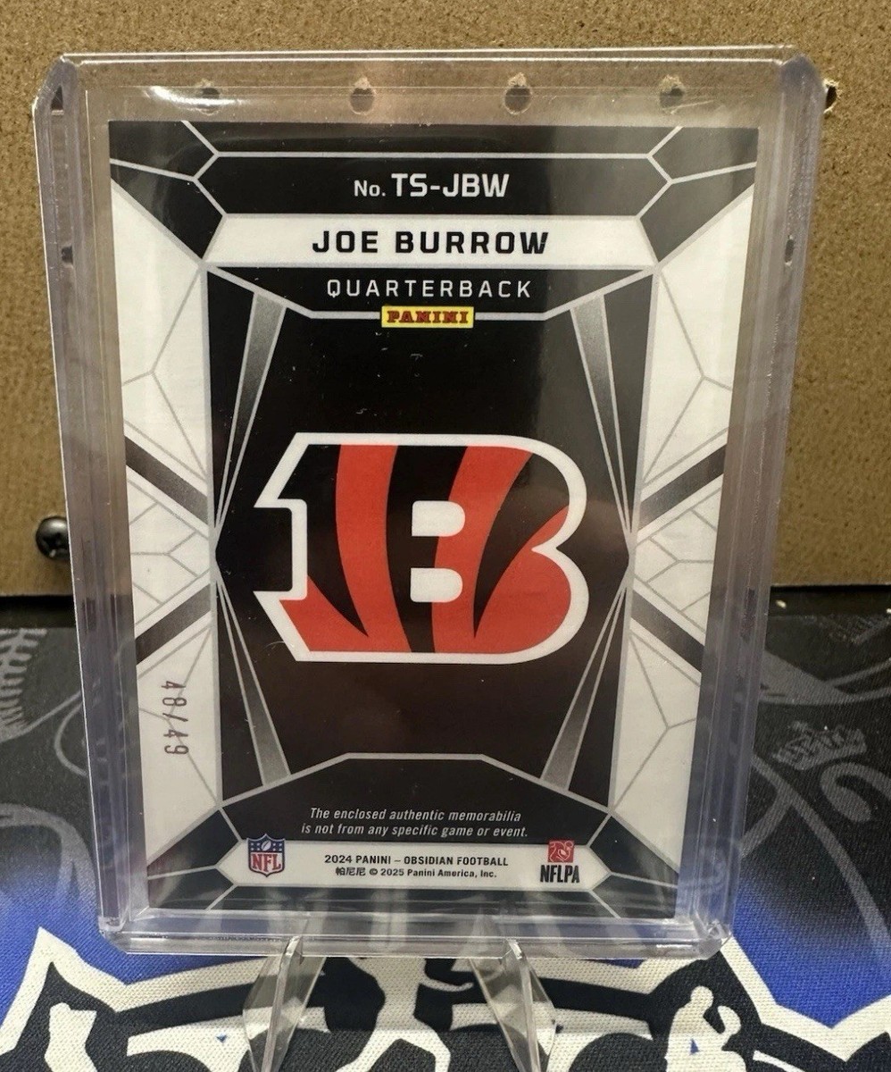 2024 Panini Obsidian - Trifecta Swatches Joe Burrow #TS-JBW