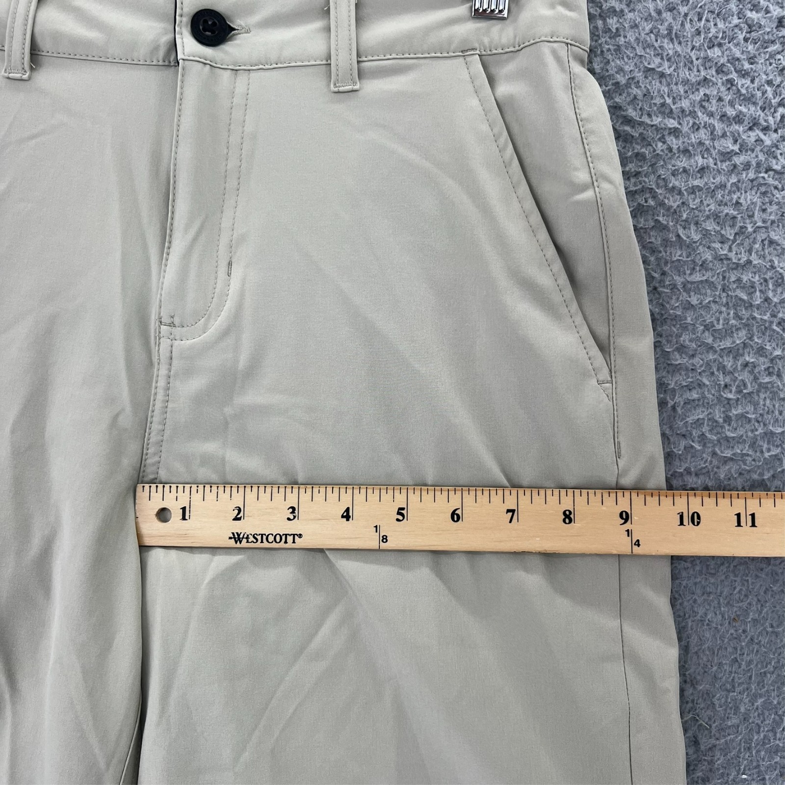 Under Armour Golf Shorts Women 18 (Fits 28x10) Tan Performance Stretch thumbnail 5