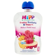 HiPP Organic Apple  Red Fruit Blended Yogurt 90g