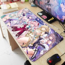 Anime Honkai: Star Rail Firefly HD Keyboard Mouse Pad Gaming Desk Playmat Mat