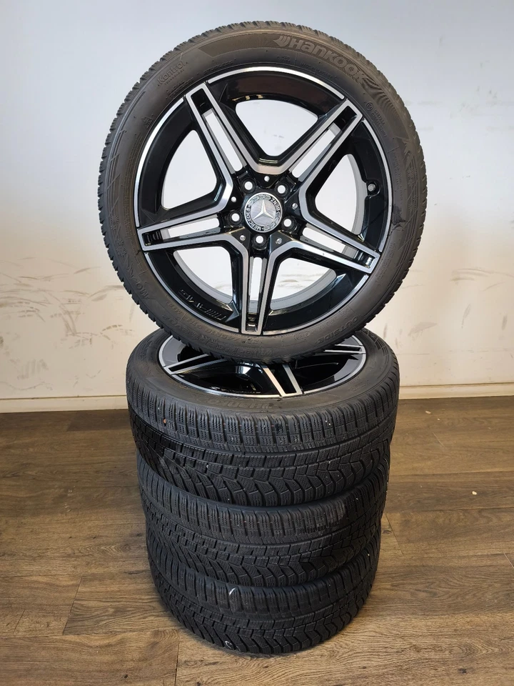 4 Winterräder 225/45R18 Mercedes A B CLA Klasse W177 W247 C118 18" AMG Alufelgen - Bild 2 von 4
