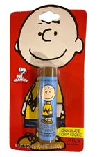 Lotta Luv PEANUTS Lip Balm CHARLIE BROWN Chocolate Chip Cookie Flavor Rare! HTF