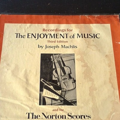 W. W. Norton The Enjoyment of Music Third Edition LP Classical Vinyl