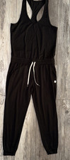 Vuori Jumpsuit Luna Racerback Athletic Jogger Jumpsuit Black XS woman's euc