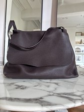 The Row Sidekick Shoulder Bag Chocolate Brown