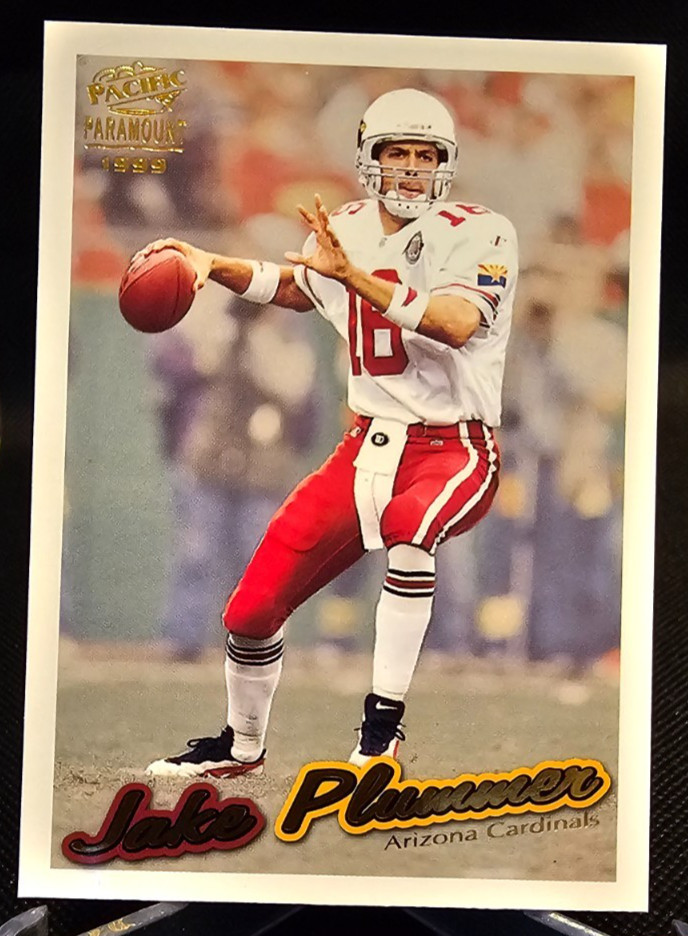 1999 Pacific Paramount Gold Jake Plummer #7 Arizona Cardinals