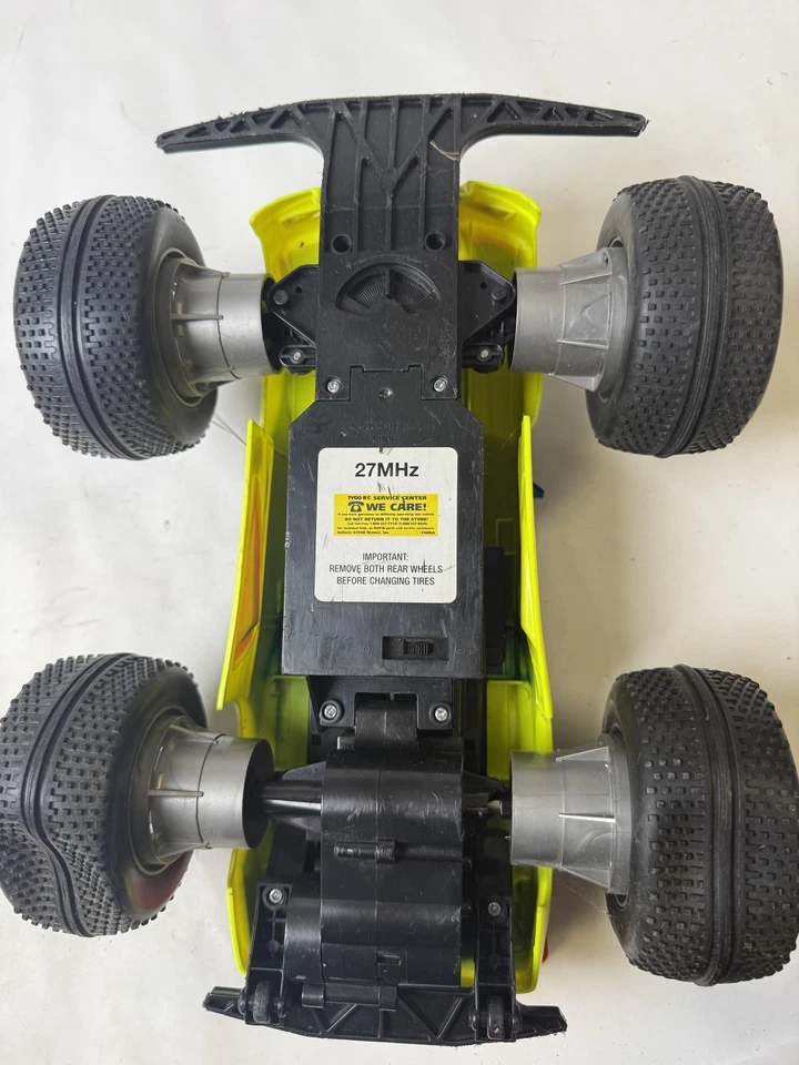 Vintage Tyco RC Speed Wrench Truck 27MHz Remote Control Car Toy #8 Blue - Image 2 of 3