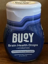 BUOY Brain Health Drops Trace Hydration Liquid Nootropic Supplement