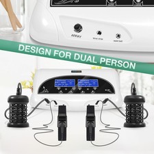 Dual Ionic Foot Bath Detox Machine Professional Spa Cleanse Device with 2 Arrays