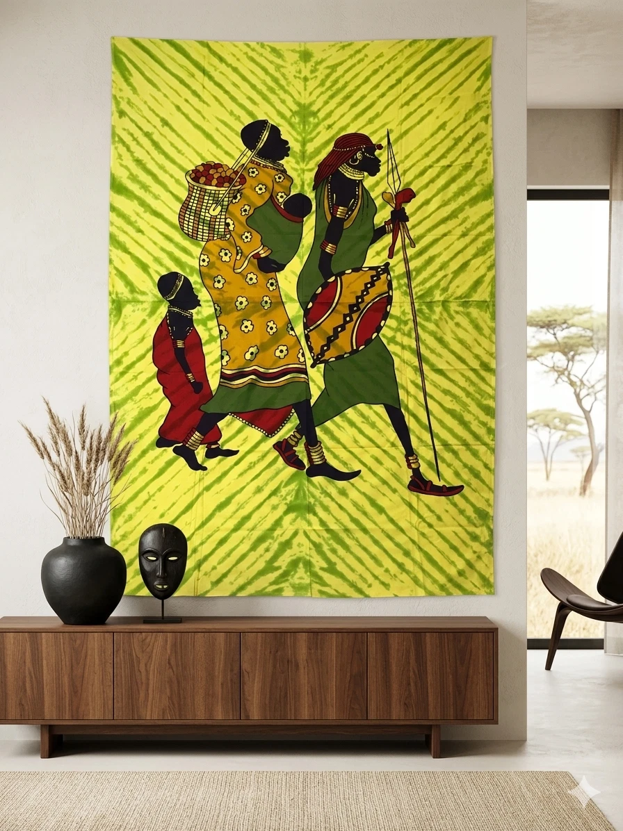 バミレケ族タペストリー　(アフリカ) African Tapestry Tapestries for sale | eBay