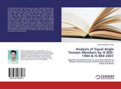 Analysis of Equal Angle Tension Members by IS 800-1984 & IS 800-2007 Chetan Jaip