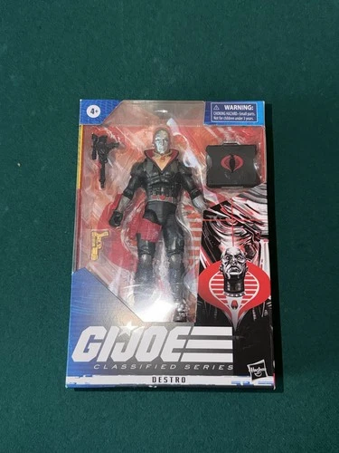 Hasbro G.I. Joe Classified Series Destro Figure w/ Gun & Briefcase