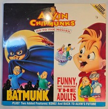 Alvin And The Chipmunks Go To The Movies Batmunk Funny We Shrunk Laserdisc