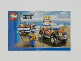 LEGO City 7737 - Coast Guard 4WD & Jet Scooter + 7736 Quad Bike (2008), No Original Box