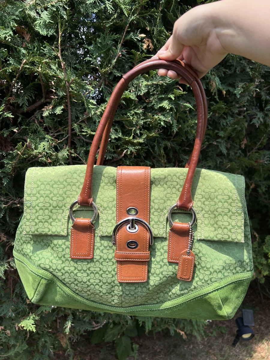 Coach Satchel/Top Handle Bag Green Bags & Handbags for Women for