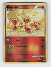 Growlithe 65/123 Reverse Holo Common HeartGold & SoulSilver Pokemon 2010 LP on eBay