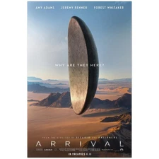 Arrival 2016 Sci Fi Movie Artwork Poster