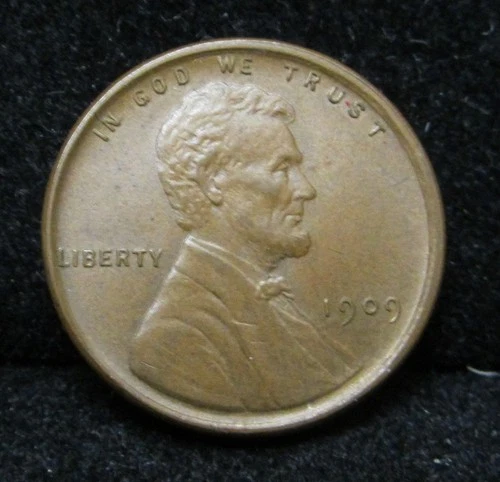 1909-P LINCOLN CENT - NICE AU - FIRST YEAR TYPE COIN - FREE SHIPPING