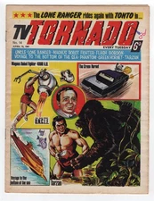 1967 CITY MAGAZINES TV TORNADO #14 GREEN HORNET, FLASH GORDON, TARZAN RARE UK