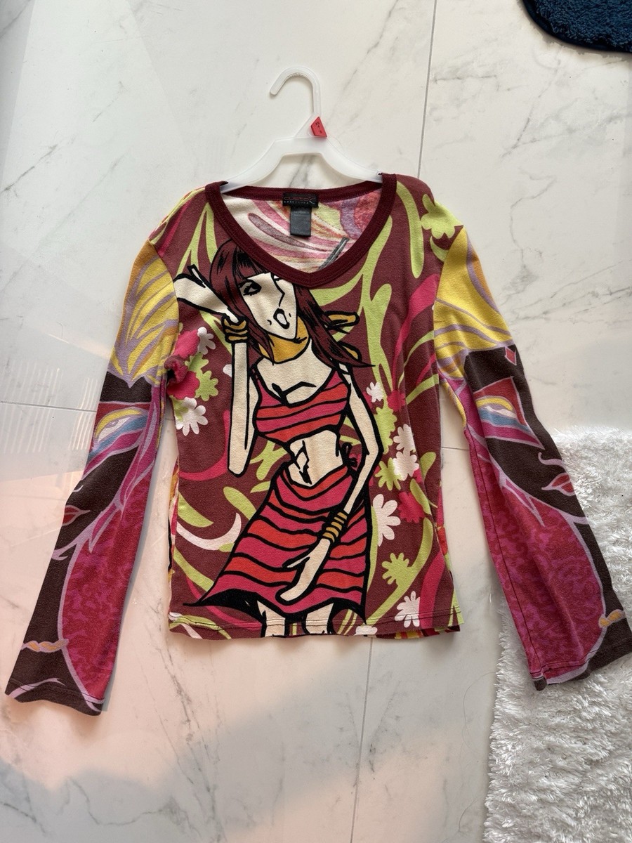 Custo Barcelona Vintage Long Sleeeve Women's top Size M | eBay