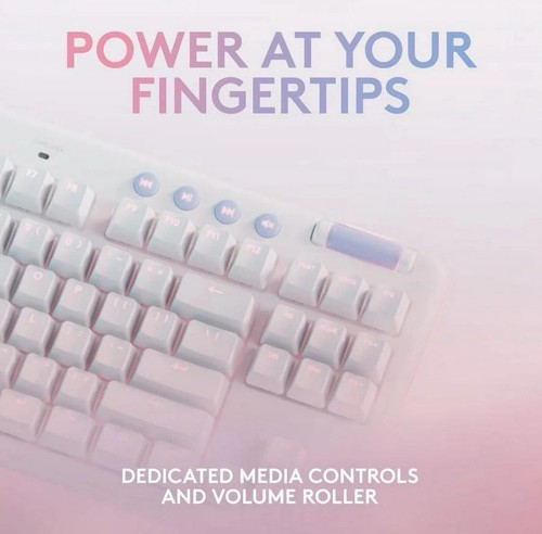🔥NEU🔥 Logitech G G713 TKL kabelgebundene mechanische Gaming Tastatur White Mist GX Blue - Bild 6 von 8