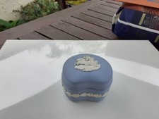 wedgewood light blue trinket box in original box