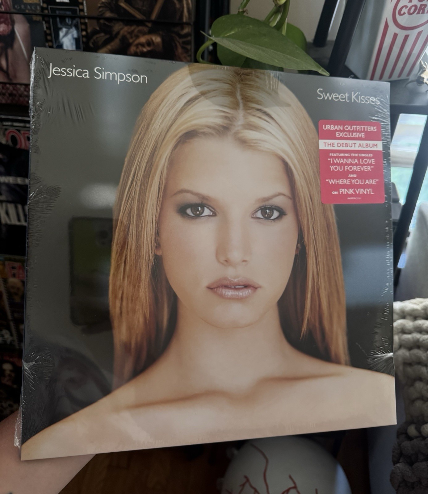 Jessica Simpson Sweet Kisses UO Exclusive Limited Opaque Pink Colored Vinyl LP