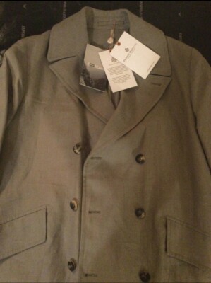 PRIVATE WHITE MEN LINEN JACKET ECOSEAM NEW