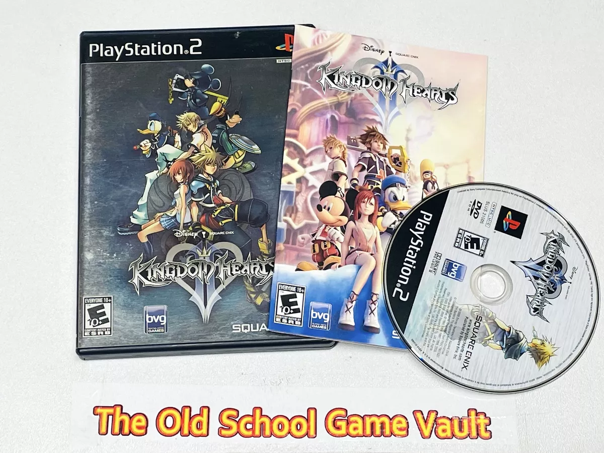 Kingdom Hearts 2 Sony Playstation 2 PS2 Complete Manual Tested