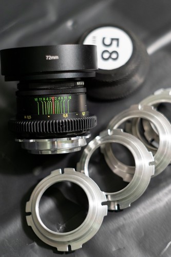 ARRI PL HELIOS 44-2 2/58mm for ARRI PL Cine mod lens Full Frame PL MOUNT - Afbeelding 1 van 8