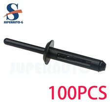 100pcs New Nylon Black Rivets For Ford Explorer Sport Trac 2008 - 2010 14063981