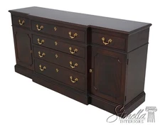 65498: STICKLEY Chippendale Mahogany Sideboard Credenza