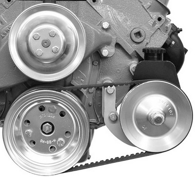 Flowtech 10041FLT Chrome Power Steering Pump Bracket