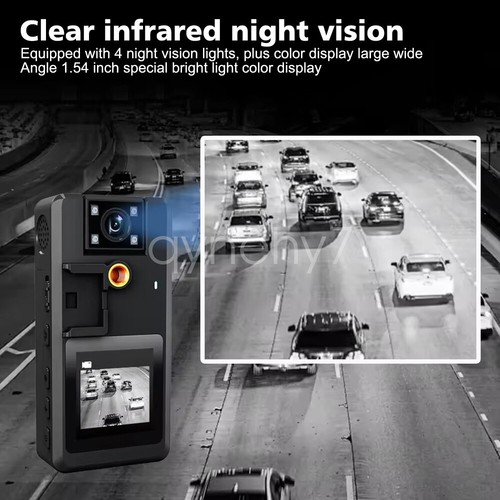 Video Recorder IR Night Motion Detection 1296P HD Camcorder Body Camera 180° - Picture 6 of 22