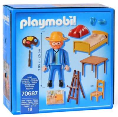 Playmobil ® 70687 Vincent Van Gogh - La chambre à coucher