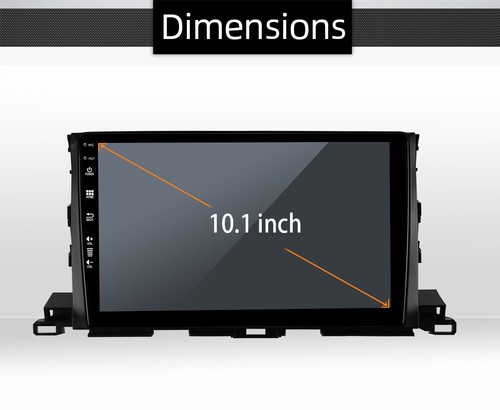 10.1'' Apple Carplay Android 14 Car Stereo Radio GPS For Toyota Kluger 2014-2019 - Picture 18 of 21