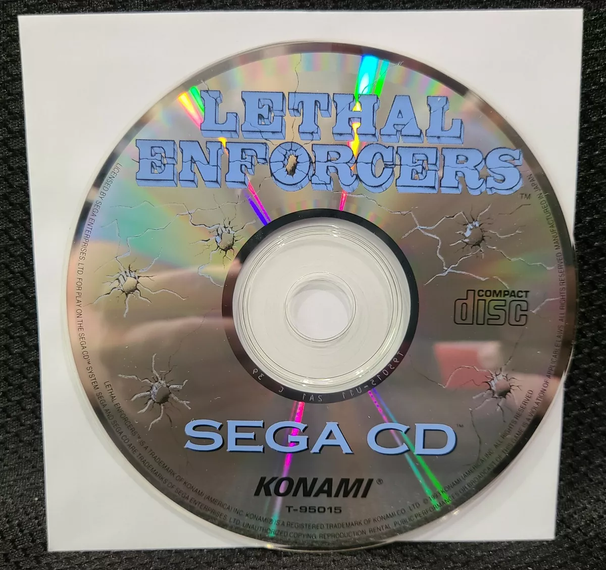Lethal Enforcers Authentic Game Disc for Sega CD - Konami | eBay