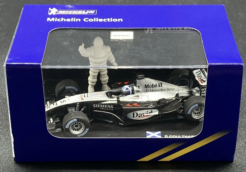 Minichamps 1/43 Mclaren Mercedes MP4-18 Michelin D. Coulthard LE 288 piezas Foto 4 de 4