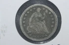 1854 w/arrows Seated Liberty Half Dime, Very Good