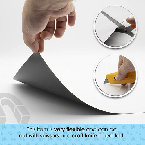 Magnetic Fridge Whiteboard, Dry Erase Magnet Memo Board Kitchen Notice Planner - Picture 93 of 103