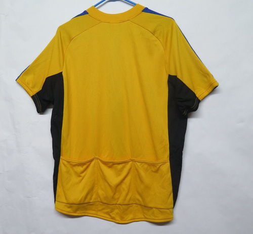 VTG Cannondale Adult XL Yellow 3/4 Zip Mesh Side Bicycle Cycling Jersey USA Made - Picture 8 of 11