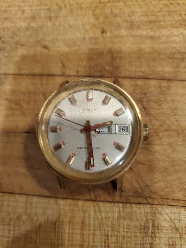 Vintage Timex Marlin 26860-02774 Mens Hand Wind Wrist Watch