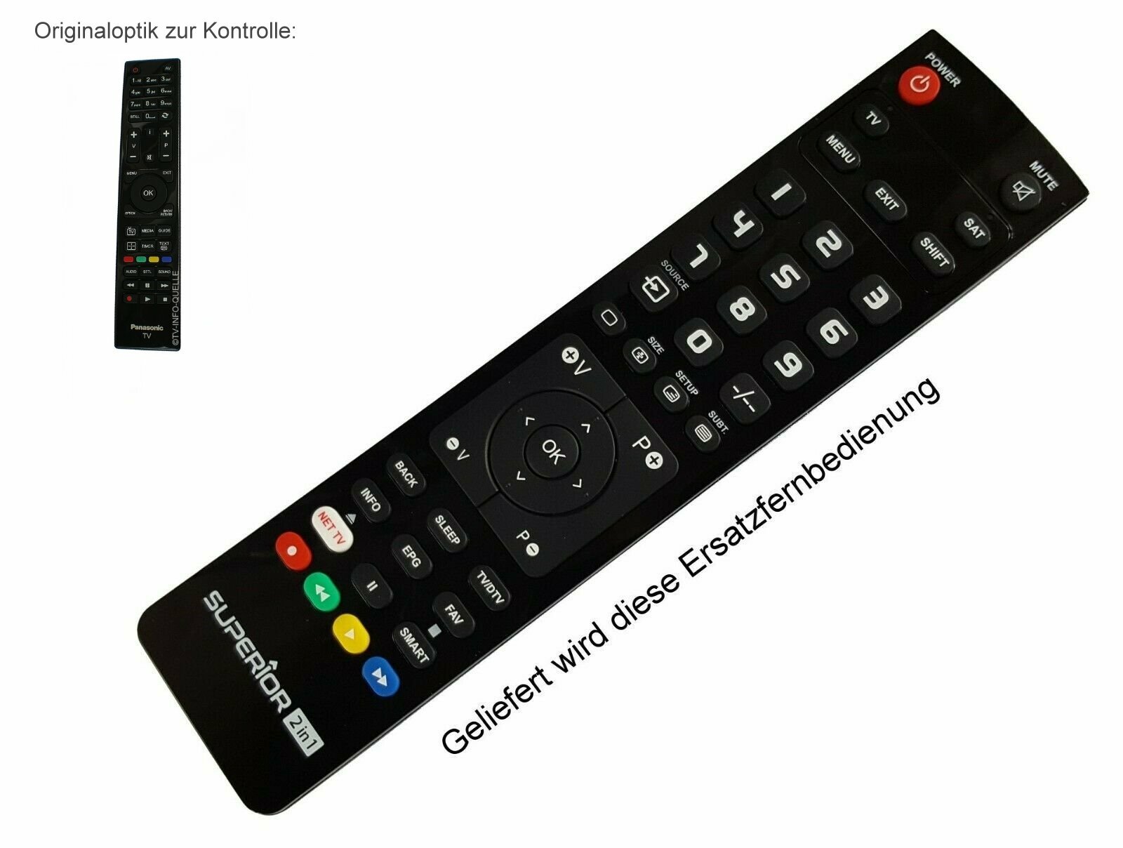Telecomando Ricambio TX-39A300E Telecomando Originale Per TV Panasonic TX-39A300E E TX-39AW304 – Nuovo, Compatibile E Pronto All'uso Telecomando Per TX39AW304 - Foto 4