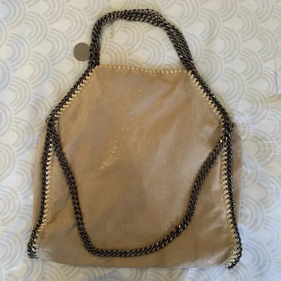 Stella McCartney Falabella shaggy deer foldover vegan