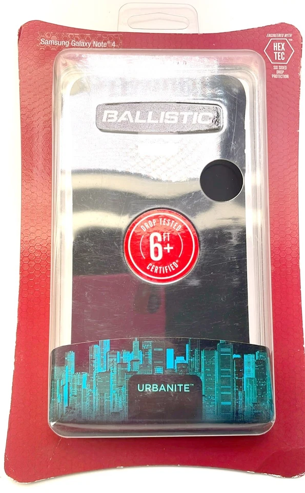Funda Ballistic Urbanite para Samsung Galaxy Note 4, Negra Foto 3 de 4
