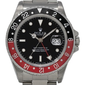 Rolex GMT Master II 16710 Steel Coke Red-Black 1994 Box/Paper/2YrWTY #672-1  | eBay