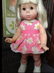 first walking doll